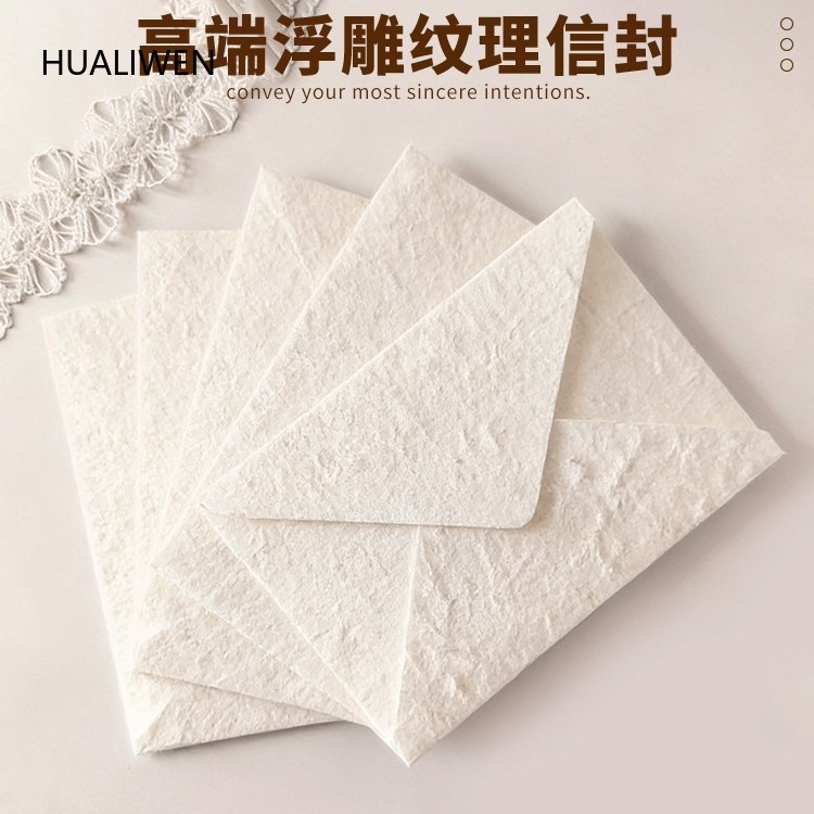 Wax Seal Letter Kit - 10枚入り 高級感のあるエンボス加工封筒 レトロな手作りティッシュペーパー 結婚式招待状 卸売