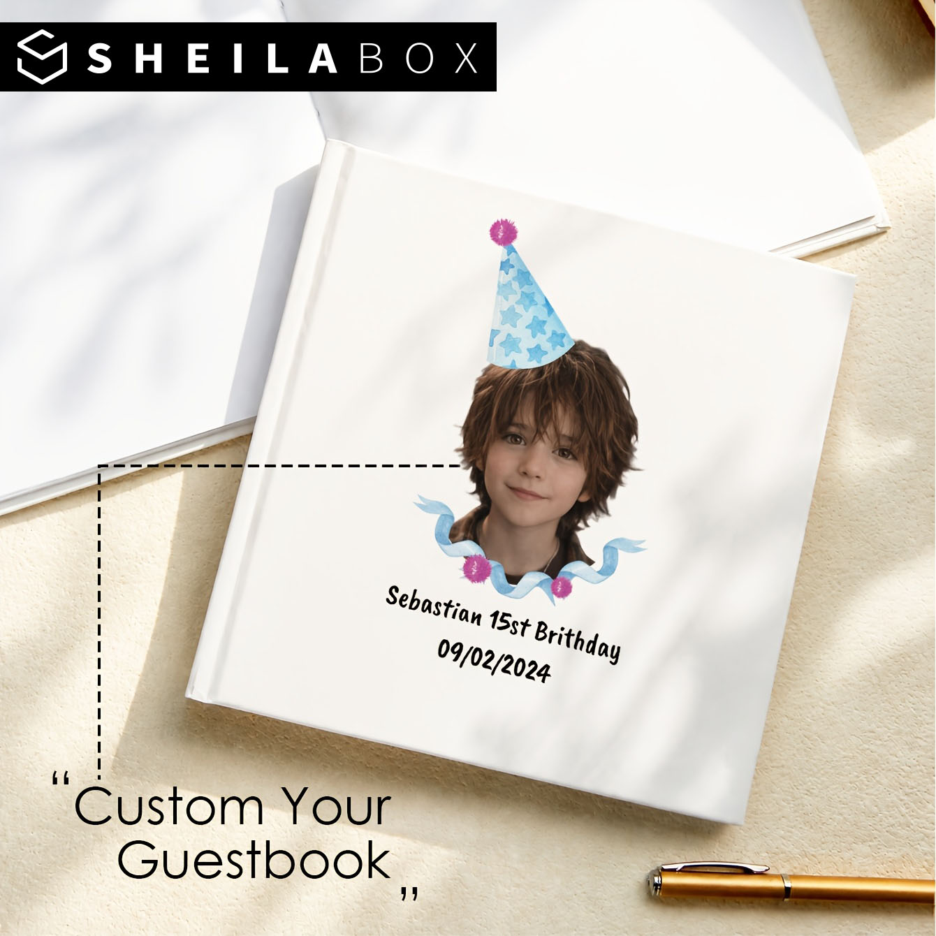 シーラボックス カスタムゲストブック パーソナライズされた写 - Custom Photo Book のレビューと価格