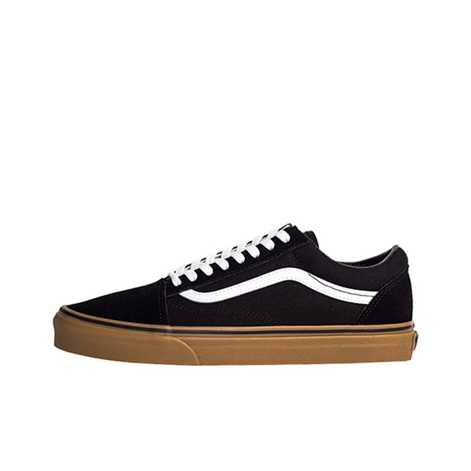 Vans オールドスクール ブラックガムレザー 耐摩耗性 ロ - Vans Shoes Old Skool のレビューと価格